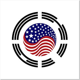 Korean American Multinational Patriot Flag Series Posters and Art